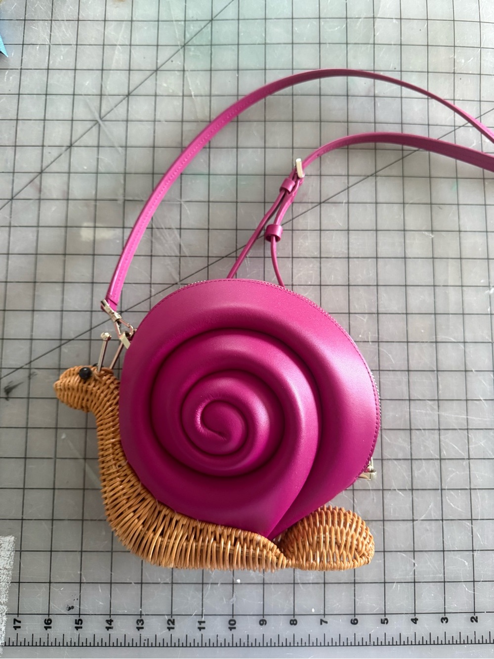 Kate Spade Wicker Snail Crossbody Bag - Picture 2 of 3